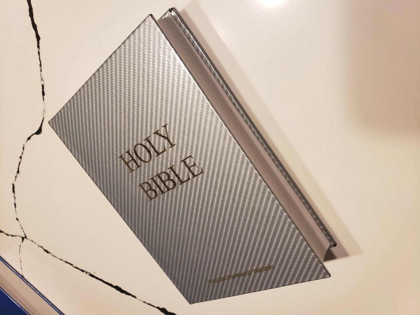 White Carbon Fiber Bible